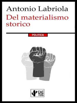 cover image of Del materialismo storico